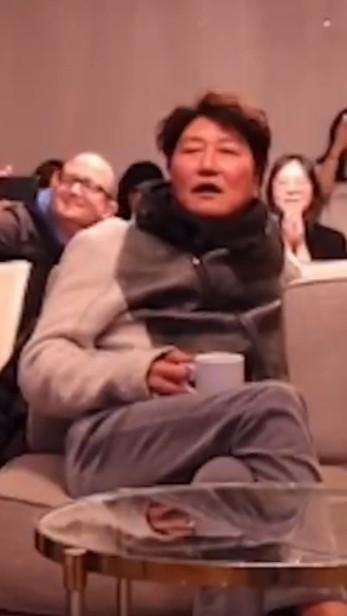 <기생충> 오스카 노미네이트된 순간 송강호 반응