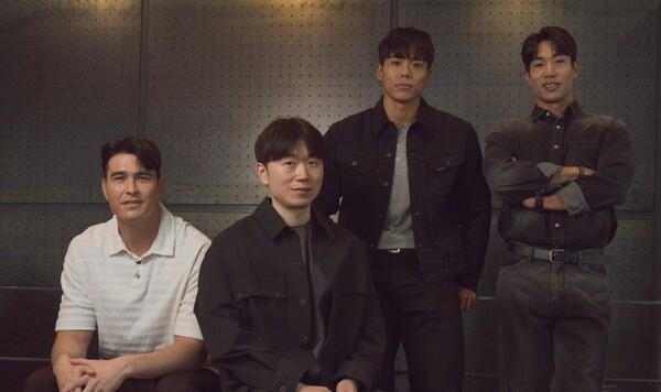 〈피지컬:100-언더그라운드〉안드레진, 장호기PD, 아모띠, 홍범석(왼쪽부터)