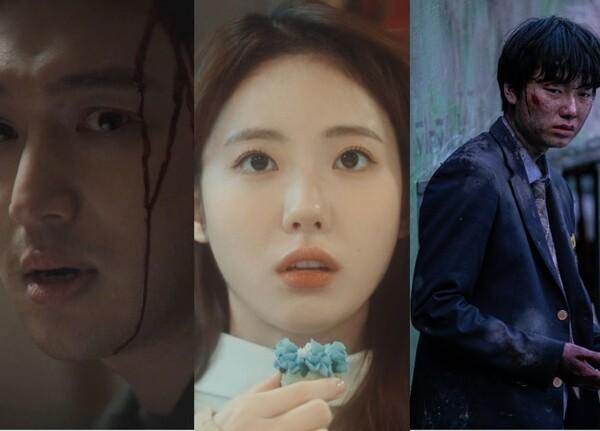 〈블랙아웃〉〈린자면옥〉〈유쾌한 왕따〉. 사진=칸 국제 시리즈 페스티벌 홈페이지
