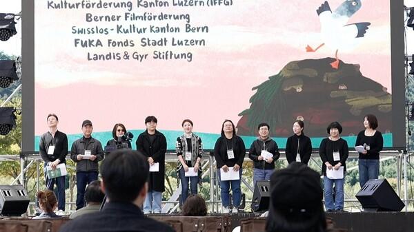 울산울주세계산악영화제 라이브 더빙 현장 (울산울주세계산악영화제 제공)