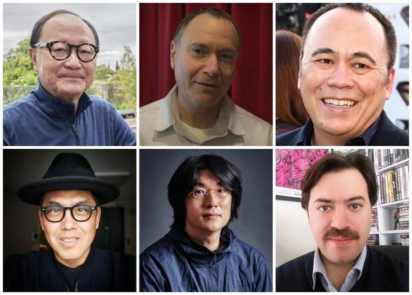 (왼쪽 위부터 시계방향) 2024년 NAFF 환상영화학교 학장 로저 가르시아, 강사진 배리 사바스·크리스 리·에브림 어소이·김성호·최민영