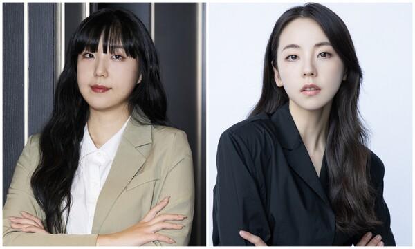 ▲ (왼쪽부터) 김수인 감독, 안소희 배우(사진 제공: 송담스튜디오)