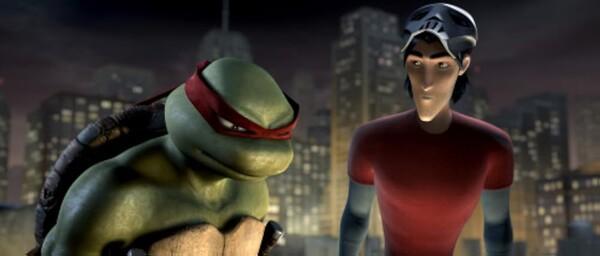 〈닌자 거북이 TMNT〉 케이시 존스(오른쪽)