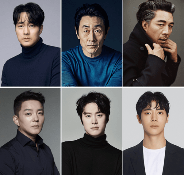 〈광장〉 (왼쪽 위부터 시계방향) 소지섭, 허준호, 안길강, 추영우, 공명, 이범수