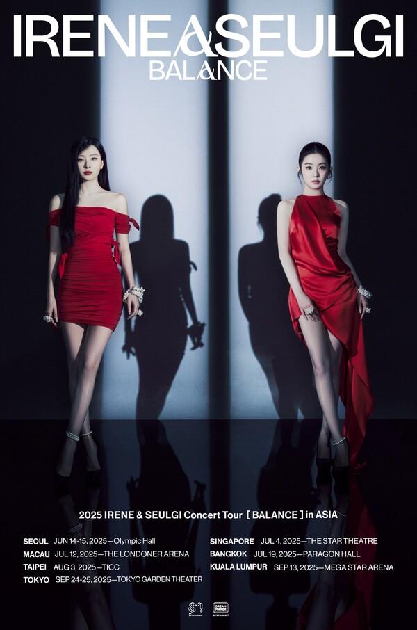 레드벨벳 유닛 아이린&슬기, 첫 아시아 투어 '밸런스' 개최