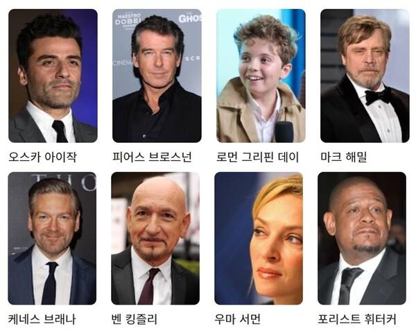 〈킹 오브 킹스〉 목소리 연기를 맡은 배우들