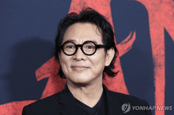 2020년 영화 〈뮬란〉 시사회 때의 이연걸 [EPA 연합뉴스 자료사진]
